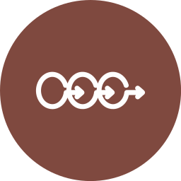 diagrama del proceso icono
