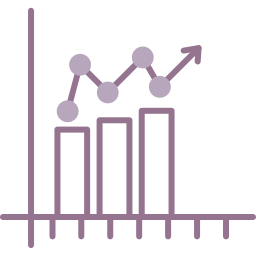 gráfico de barras Ícone