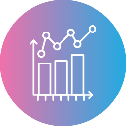 gráfico de barras icono