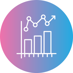 Statistical chart icon