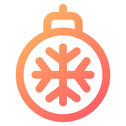 Christmas ball icon