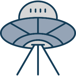 Alien spaceship icon