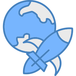 Rocket ship icon