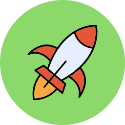 Rocket ship icon