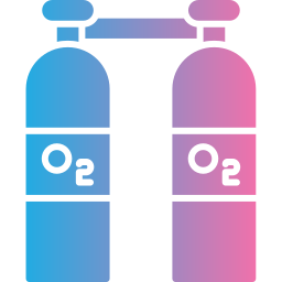 cilindros de oxigênio Ícone