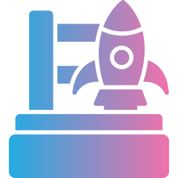 Rocket launch icon