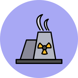 Nuclear fission icon