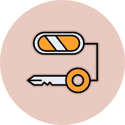clave compuesta icono