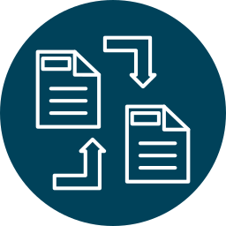 Data transformation icon