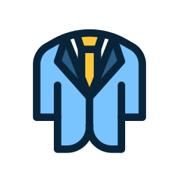 Formal suit icon