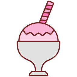 Ice cream ball icon