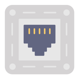 Telephone socket icon