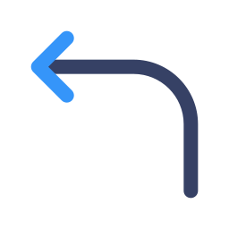 Turn left icon