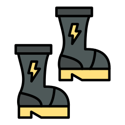 Protective footwear icon