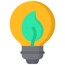 Green energy icon