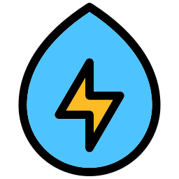 Water energy icon