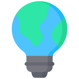 Eco bulb icon