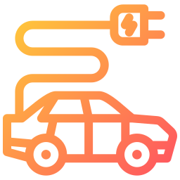 Electric car icon