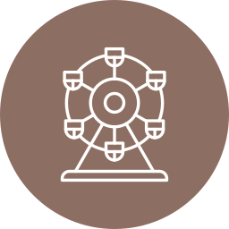 Ferris wheel icon