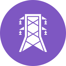 Electric tower icon