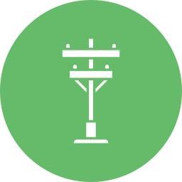 Electric pole icon