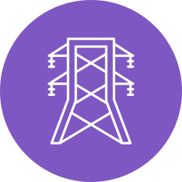 Electric tower icon