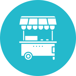 Food cart icon