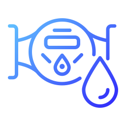 Water meter icon