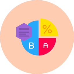 cirkeldiagram icoon