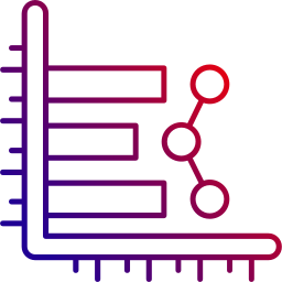 diagramme à bandes Icône