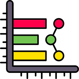 diagramme à bandes Icône