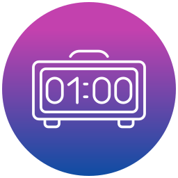 Digital clock icon