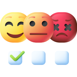 emoji de feedback Ícone