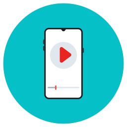 mobiles video icon