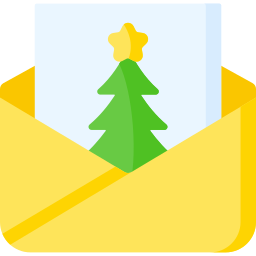 Christmas message icon