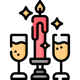 Christmas dinner icon