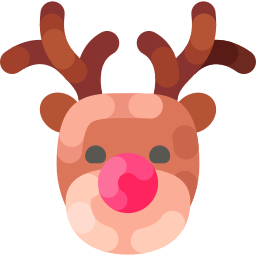 ciervo rudolph icono