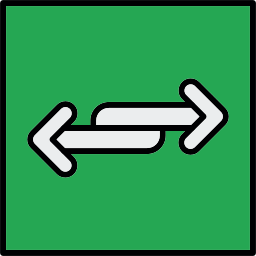 doble flecha icono