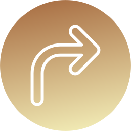 Turn right icon