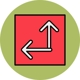 twee pijlen icoon