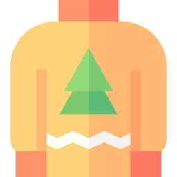 Ugly sweater icon