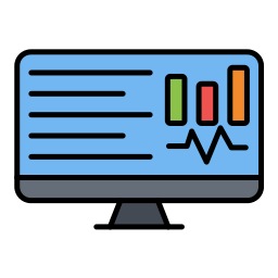 informe financiero icono