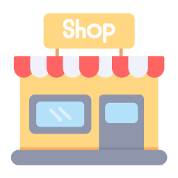 Shopping store icon