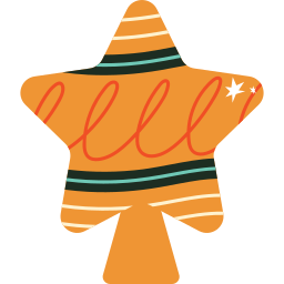 estrella de navidad icono