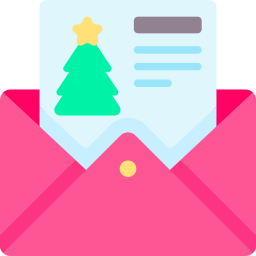 Christmas message icon