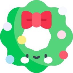 kerstkrans icoon