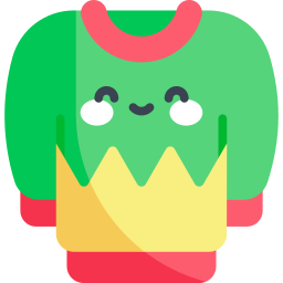 Ugly sweater icon