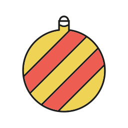 Christmas ornament icon