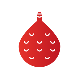 Christmas ornament icon