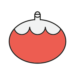 Christmas ornament icon